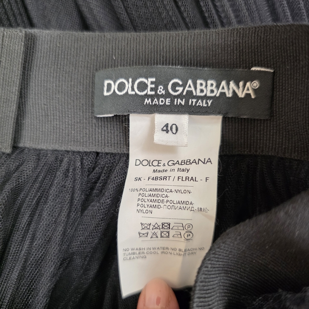 Dolce & Gabbana Tulle Midi Skirt - Picture 10 of 10